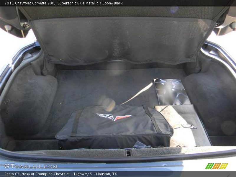  2011 Corvette Z06 Trunk