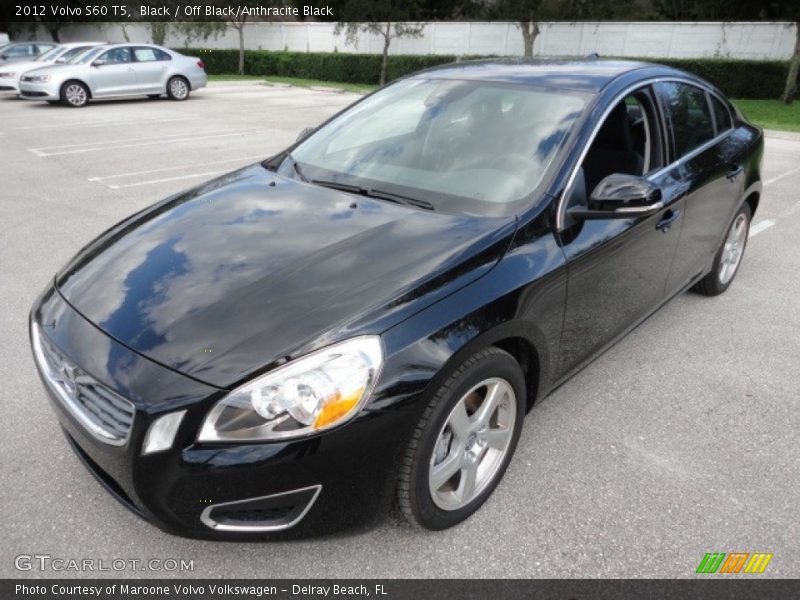 Black / Off Black/Anthracite Black 2012 Volvo S60 T5