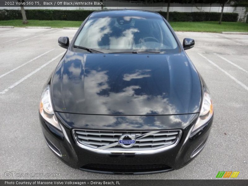 Black / Off Black/Anthracite Black 2012 Volvo S60 T5