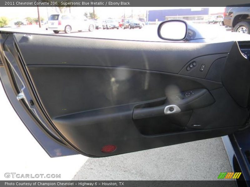 Supersonic Blue Metallic / Ebony Black 2011 Chevrolet Corvette Z06