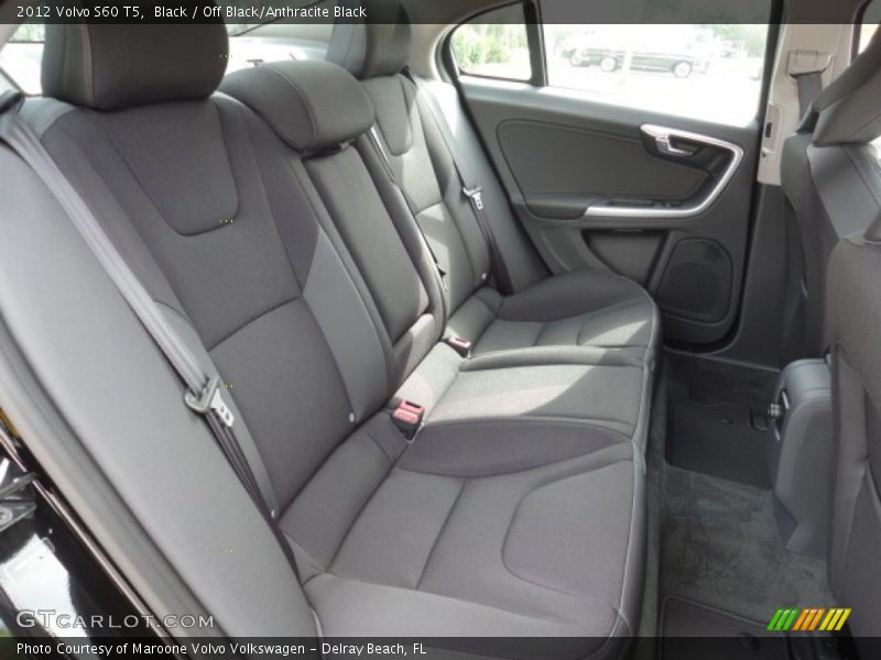 Black / Off Black/Anthracite Black 2012 Volvo S60 T5