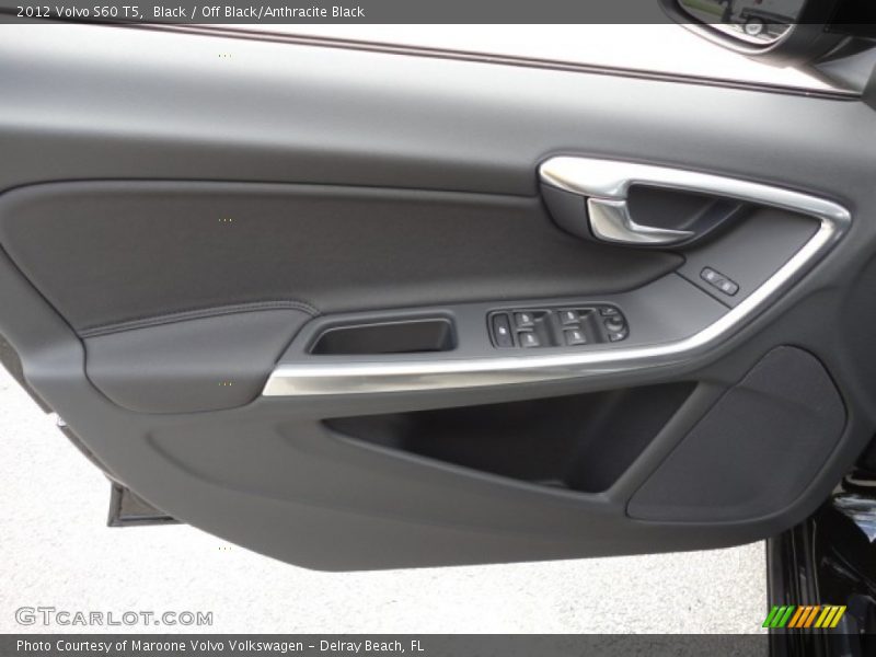 Black / Off Black/Anthracite Black 2012 Volvo S60 T5