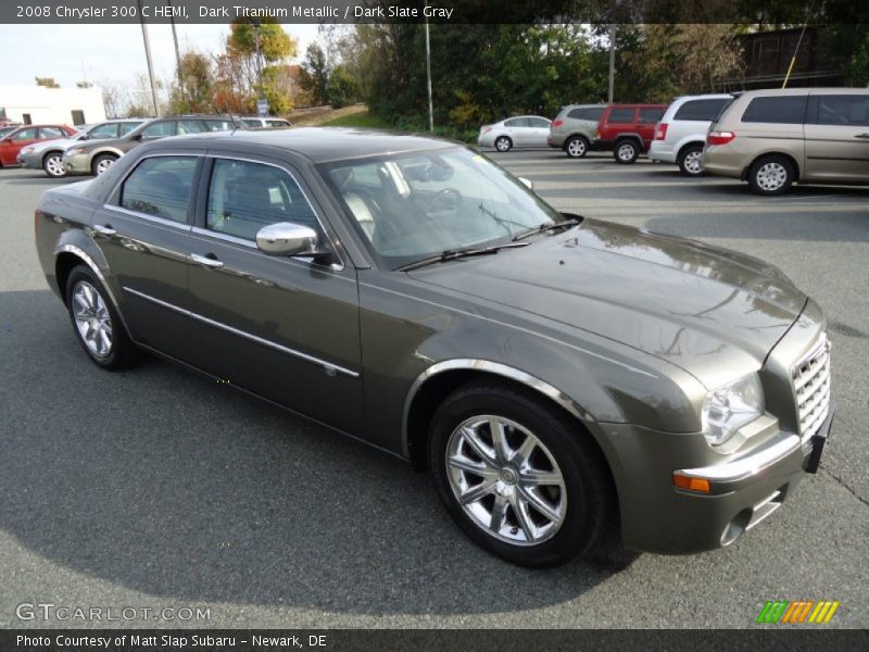 Dark Titanium Metallic / Dark Slate Gray 2008 Chrysler 300 C HEMI