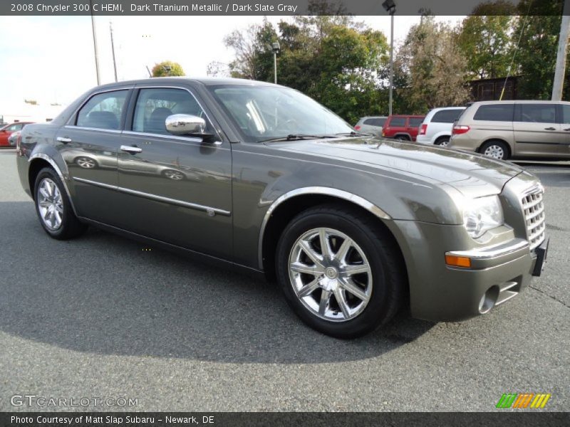 Dark Titanium Metallic / Dark Slate Gray 2008 Chrysler 300 C HEMI