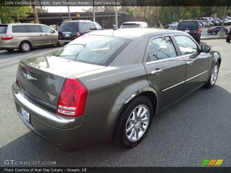 Dark Titanium Metallic / Dark Slate Gray 2008 Chrysler 300 C HEMI