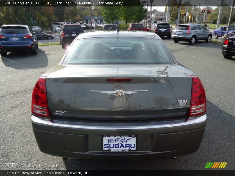 Dark Titanium Metallic / Dark Slate Gray 2008 Chrysler 300 C HEMI