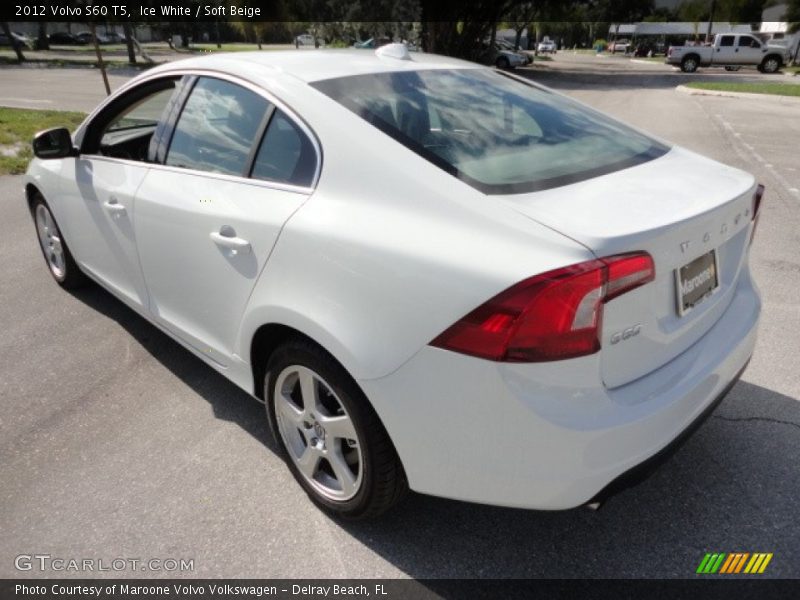 Ice White / Soft Beige 2012 Volvo S60 T5
