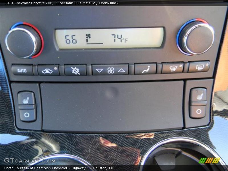 Climate Controls - 2011 Chevrolet Corvette Z06