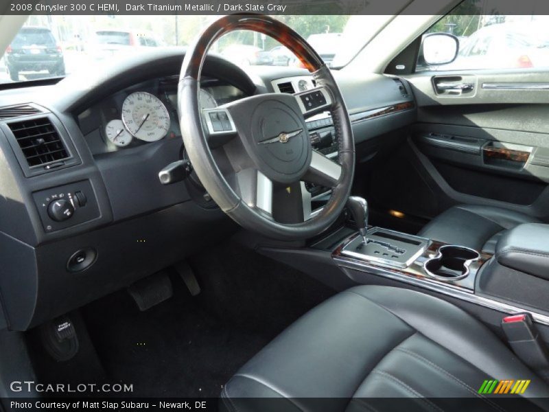 Dark Titanium Metallic / Dark Slate Gray 2008 Chrysler 300 C HEMI