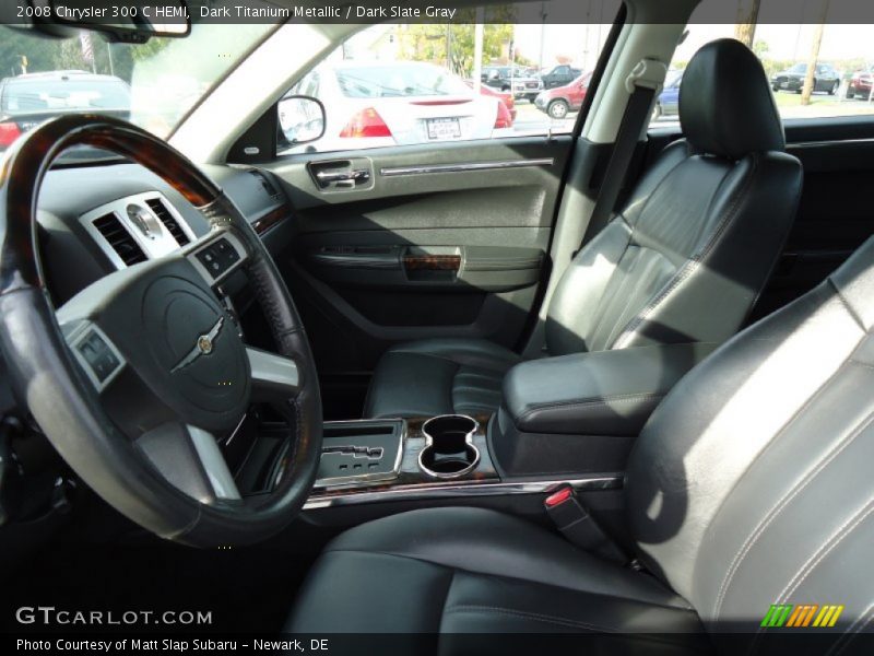 Dark Titanium Metallic / Dark Slate Gray 2008 Chrysler 300 C HEMI