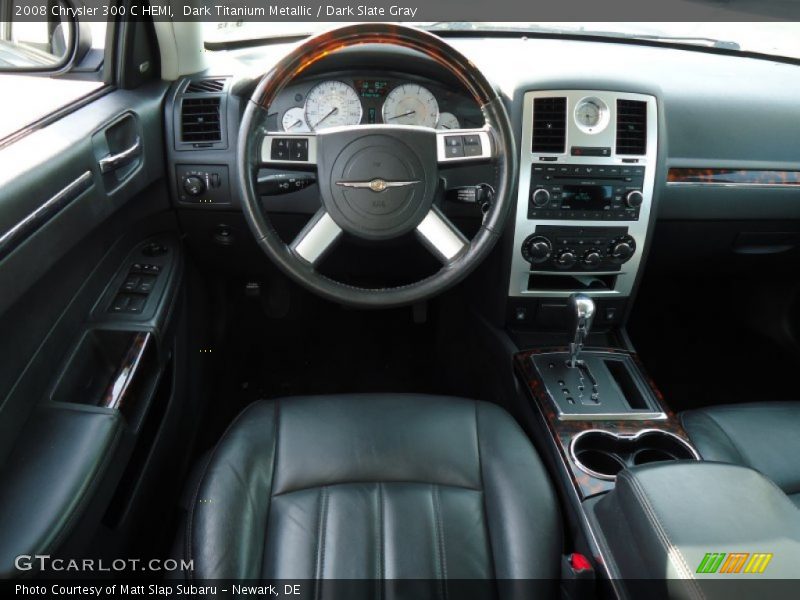 Dark Titanium Metallic / Dark Slate Gray 2008 Chrysler 300 C HEMI