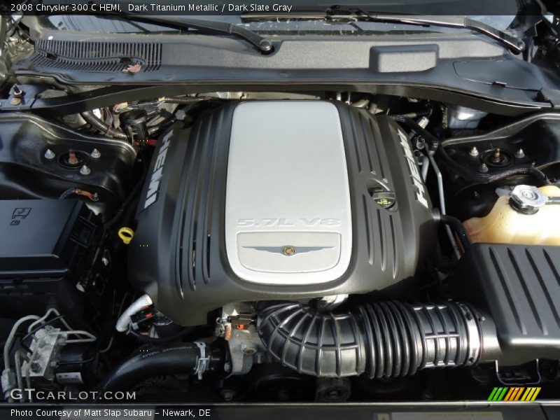 Dark Titanium Metallic / Dark Slate Gray 2008 Chrysler 300 C HEMI