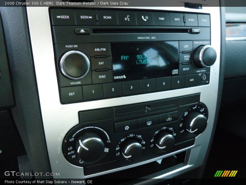 Dark Titanium Metallic / Dark Slate Gray 2008 Chrysler 300 C HEMI