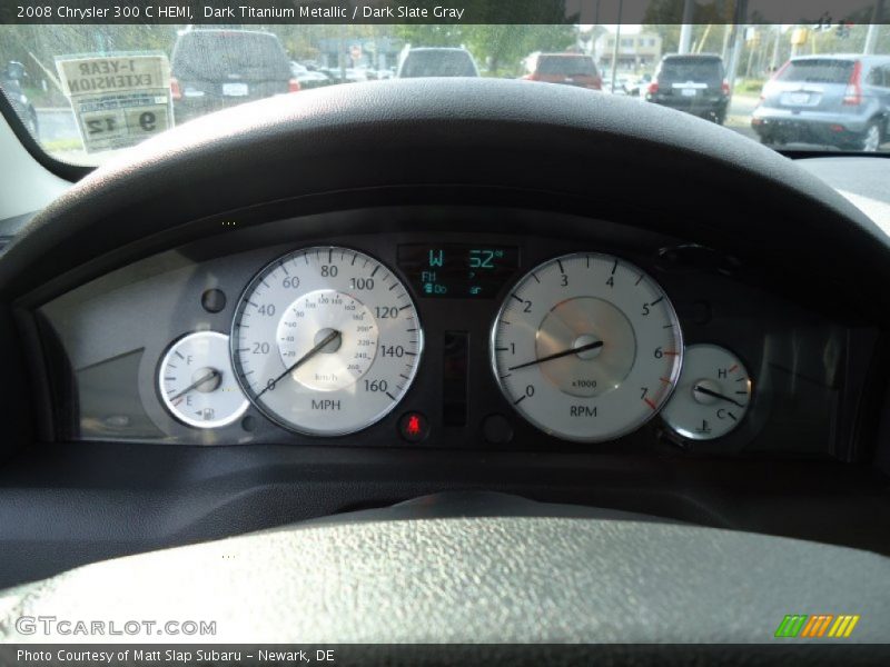 Dark Titanium Metallic / Dark Slate Gray 2008 Chrysler 300 C HEMI