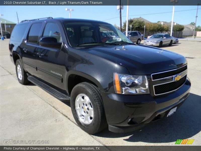 Black / Light Titanium/Dark Titanium 2010 Chevrolet Suburban LT