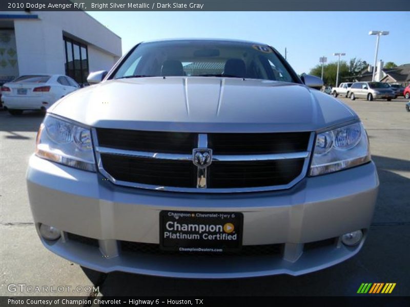 Bright Silver Metallic / Dark Slate Gray 2010 Dodge Avenger R/T
