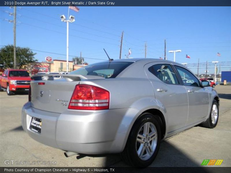 Bright Silver Metallic / Dark Slate Gray 2010 Dodge Avenger R/T