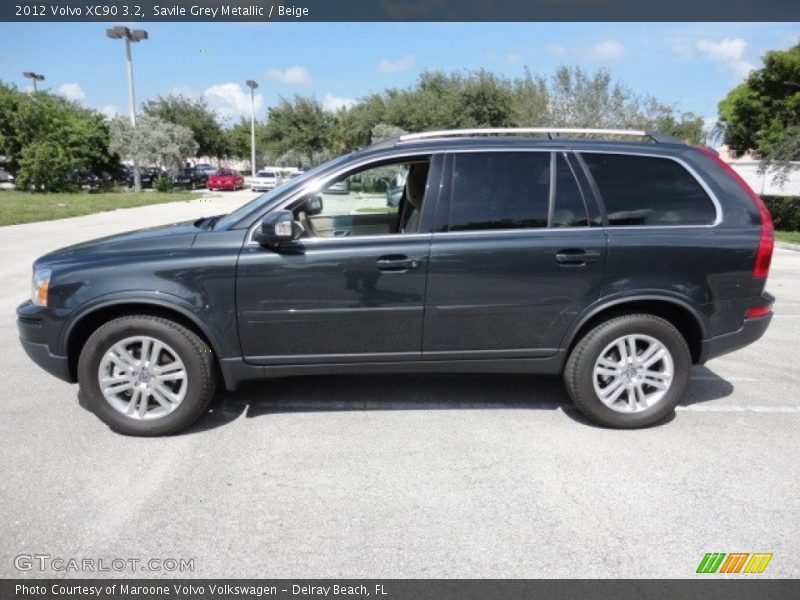 Savile Grey Metallic / Beige 2012 Volvo XC90 3.2