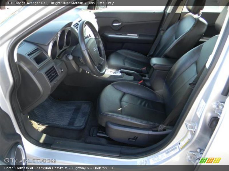 Bright Silver Metallic / Dark Slate Gray 2010 Dodge Avenger R/T