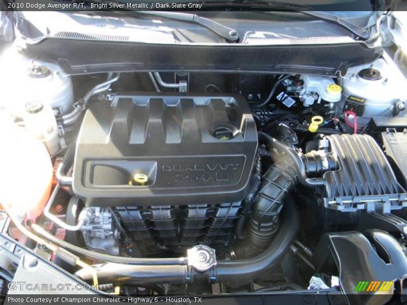 Bright Silver Metallic / Dark Slate Gray 2010 Dodge Avenger R/T