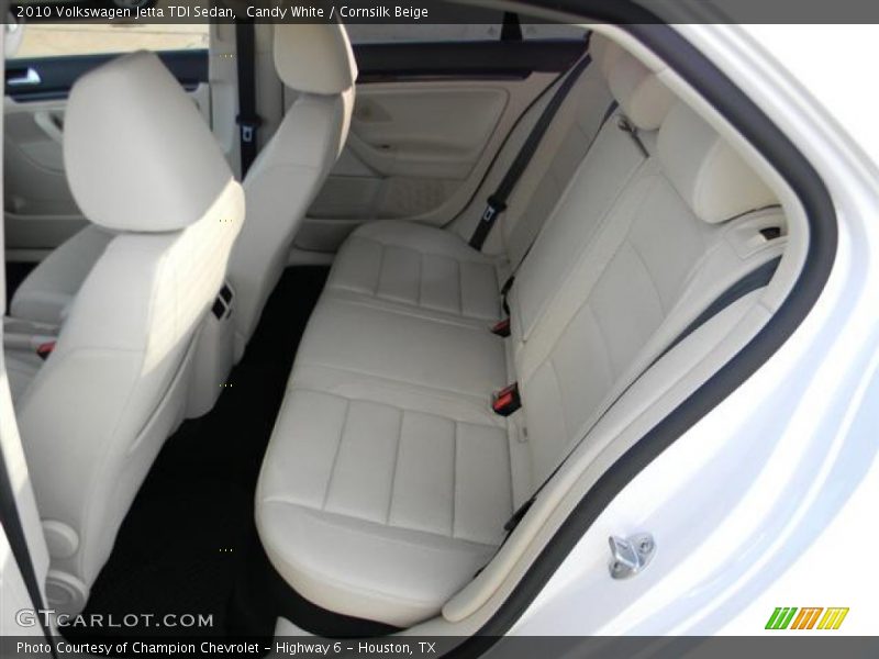 Candy White / Cornsilk Beige 2010 Volkswagen Jetta TDI Sedan