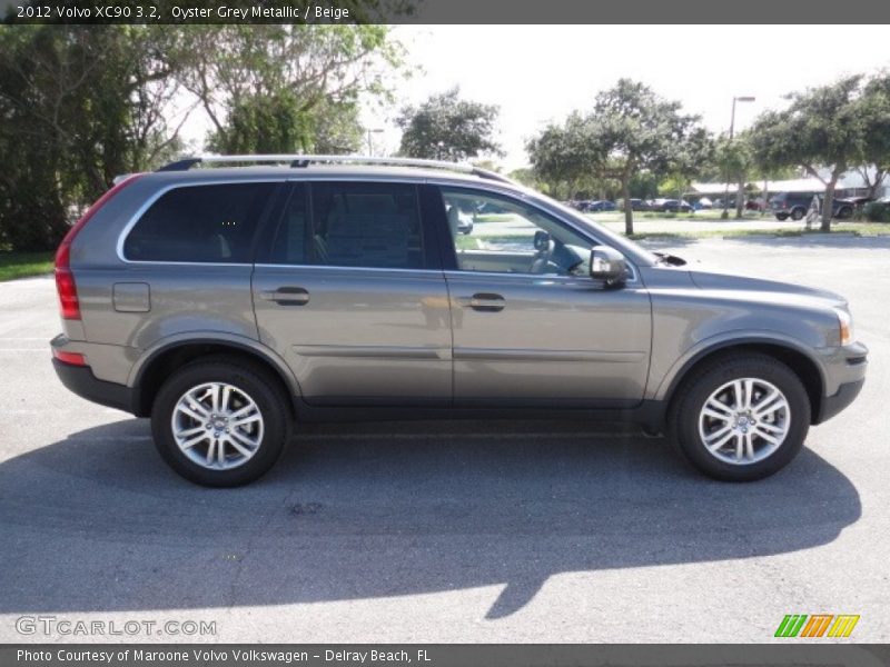 Oyster Grey Metallic / Beige 2012 Volvo XC90 3.2