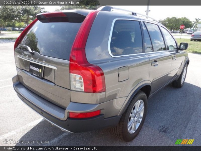 Oyster Grey Metallic / Beige 2012 Volvo XC90 3.2
