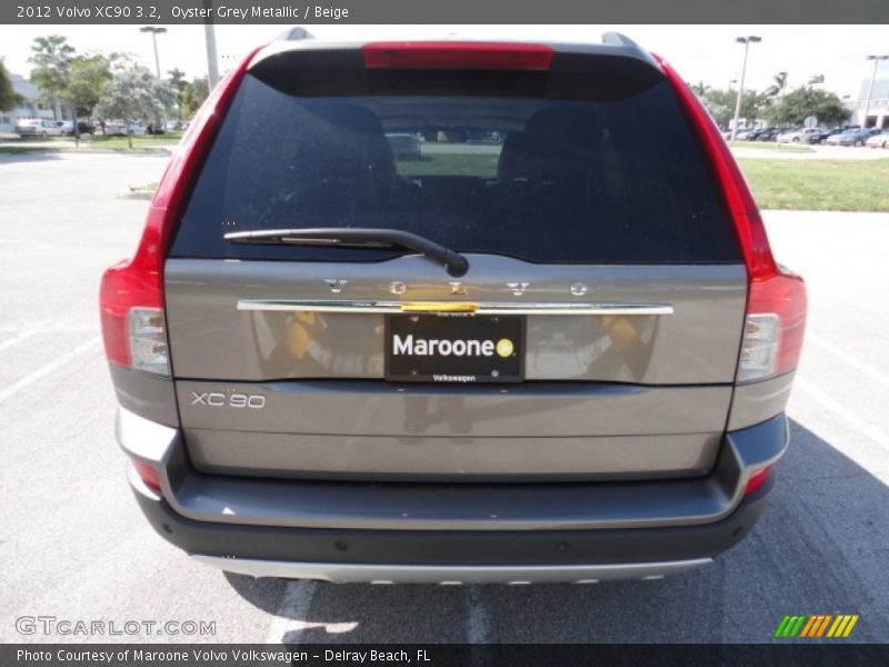 Oyster Grey Metallic / Beige 2012 Volvo XC90 3.2