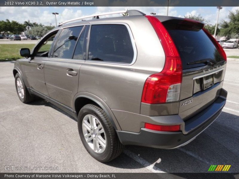 Oyster Grey Metallic / Beige 2012 Volvo XC90 3.2