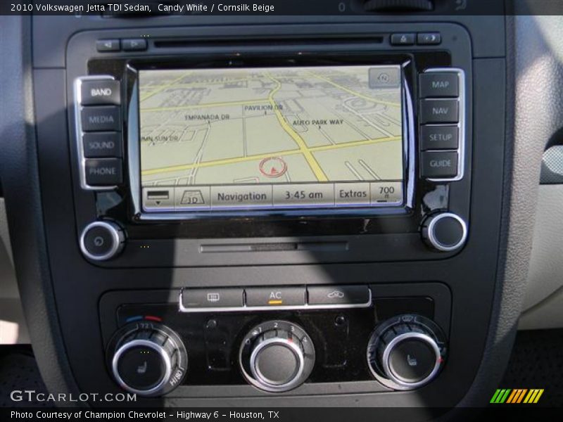 Candy White / Cornsilk Beige 2010 Volkswagen Jetta TDI Sedan