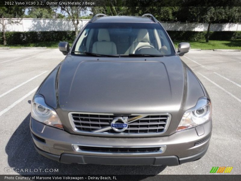 Oyster Grey Metallic / Beige 2012 Volvo XC90 3.2