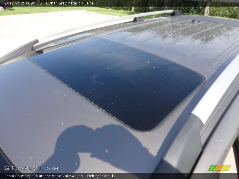 Oyster Grey Metallic / Beige 2012 Volvo XC90 3.2