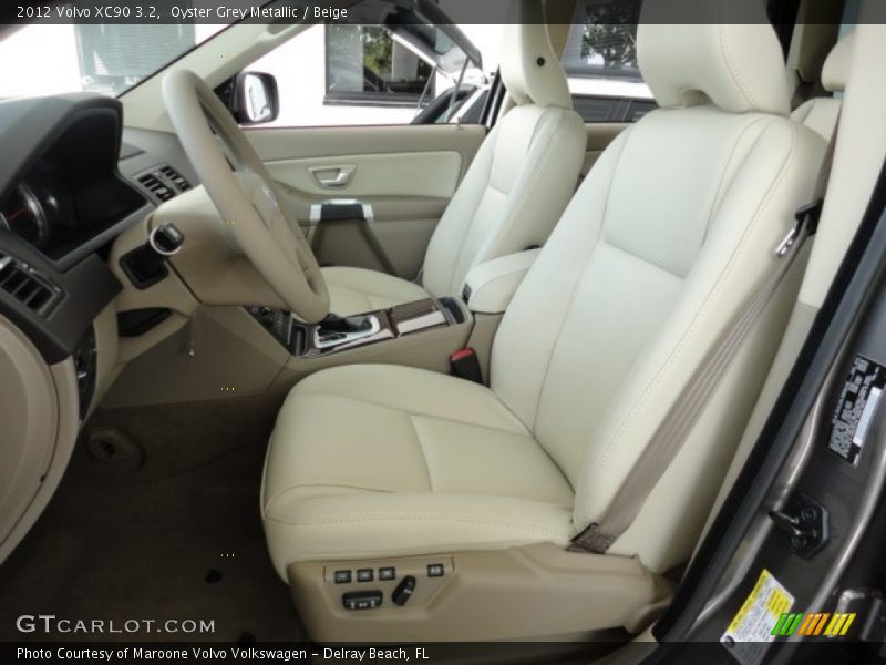 Oyster Grey Metallic / Beige 2012 Volvo XC90 3.2