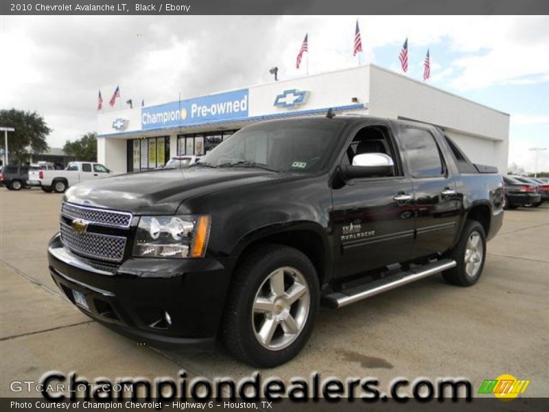 Black / Ebony 2010 Chevrolet Avalanche LT