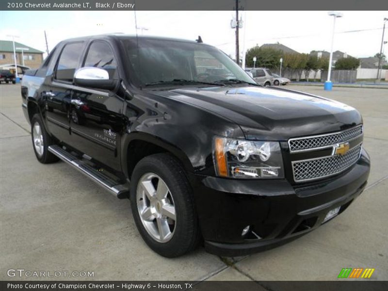 Black / Ebony 2010 Chevrolet Avalanche LT