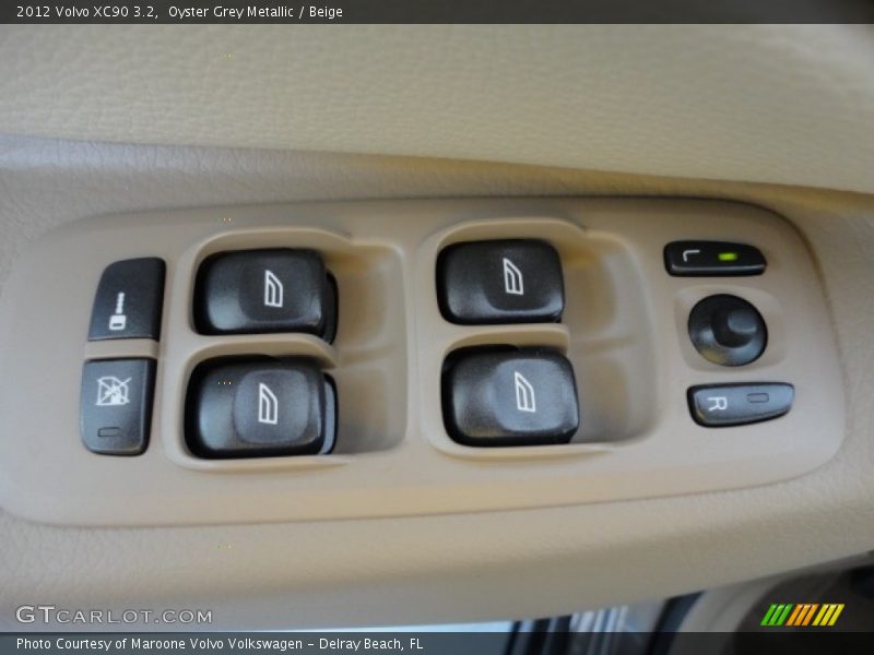 Oyster Grey Metallic / Beige 2012 Volvo XC90 3.2