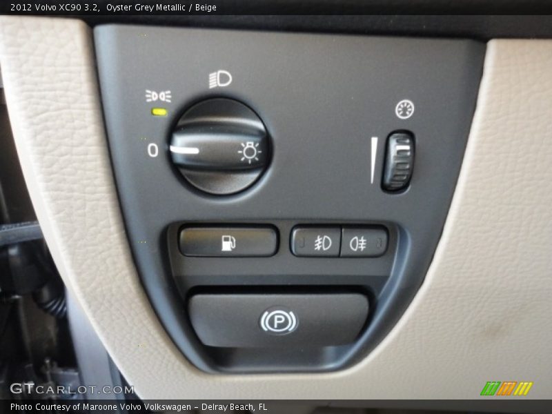 Oyster Grey Metallic / Beige 2012 Volvo XC90 3.2