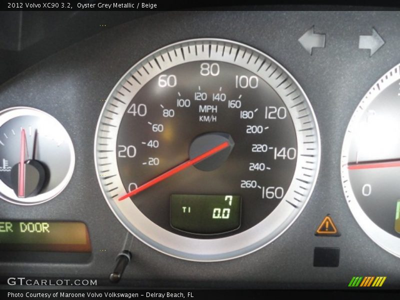Oyster Grey Metallic / Beige 2012 Volvo XC90 3.2