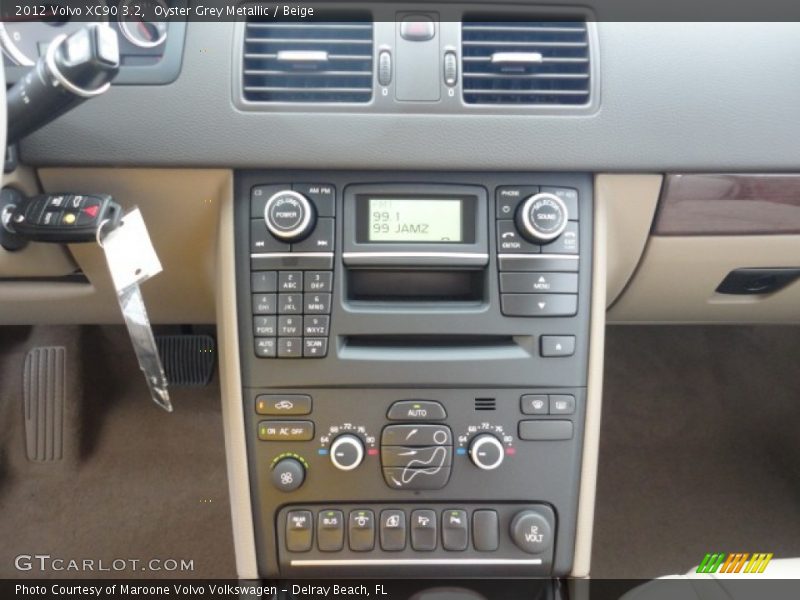 Oyster Grey Metallic / Beige 2012 Volvo XC90 3.2