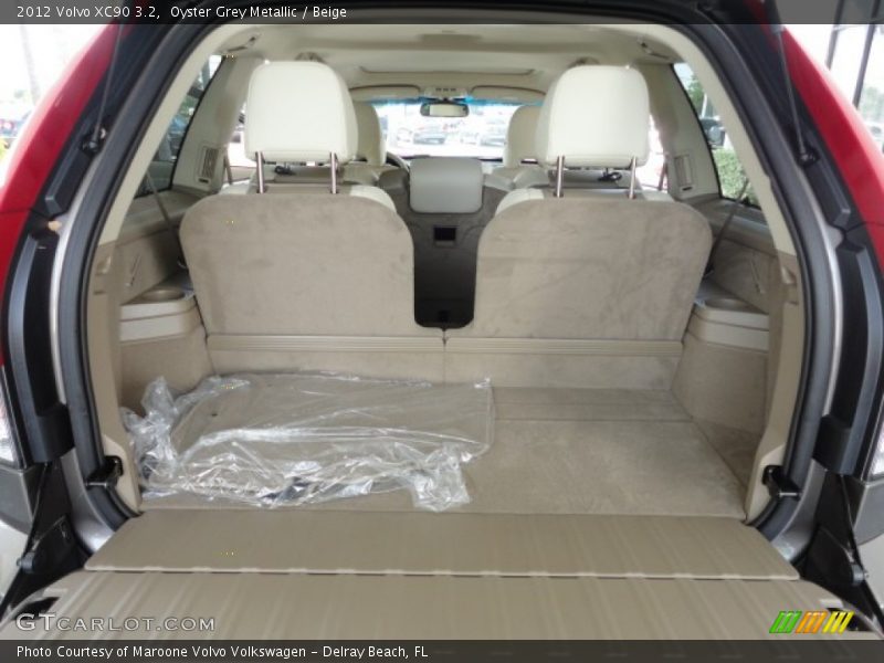 Oyster Grey Metallic / Beige 2012 Volvo XC90 3.2