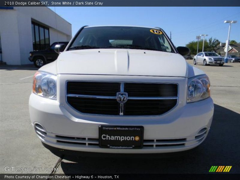 Stone White / Dark Slate Gray 2010 Dodge Caliber SXT