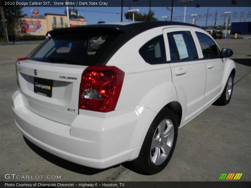 Stone White / Dark Slate Gray 2010 Dodge Caliber SXT