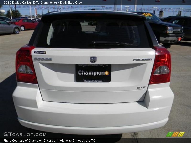 Stone White / Dark Slate Gray 2010 Dodge Caliber SXT