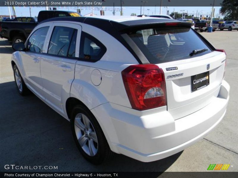 Stone White / Dark Slate Gray 2010 Dodge Caliber SXT