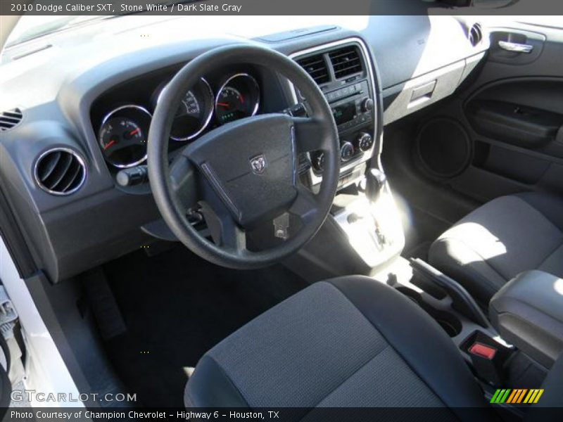 Stone White / Dark Slate Gray 2010 Dodge Caliber SXT