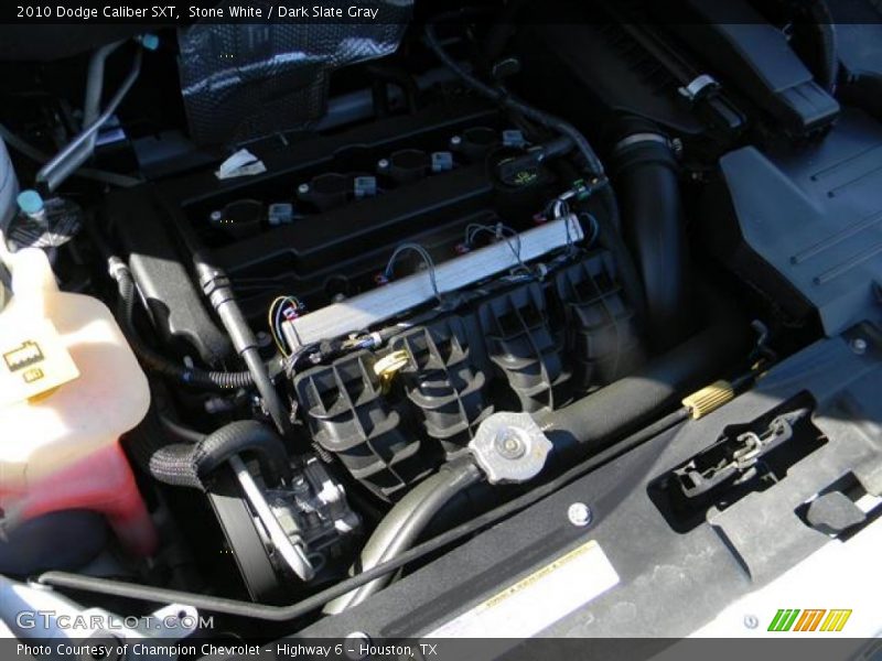 Stone White / Dark Slate Gray 2010 Dodge Caliber SXT