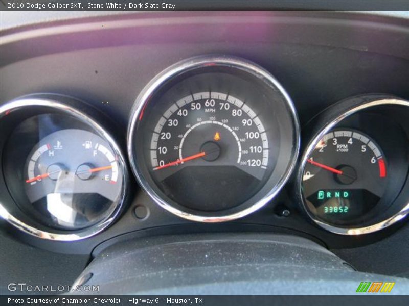 Stone White / Dark Slate Gray 2010 Dodge Caliber SXT