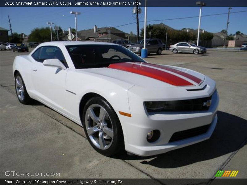 Front 3/4 View of 2010 Camaro SS/RS Coupe