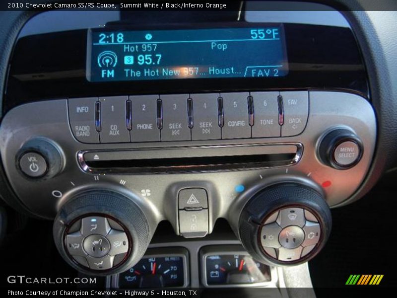 Controls of 2010 Camaro SS/RS Coupe