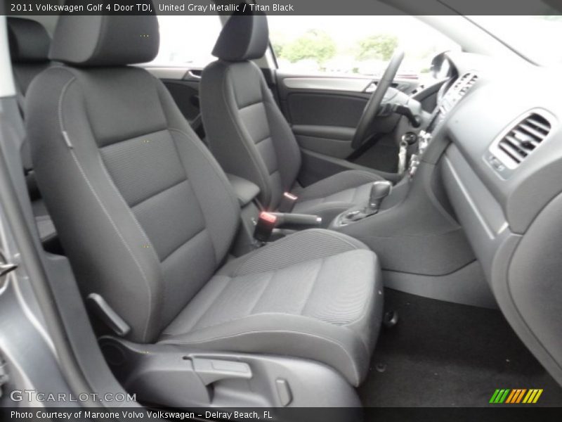 United Gray Metallic / Titan Black 2011 Volkswagen Golf 4 Door TDI